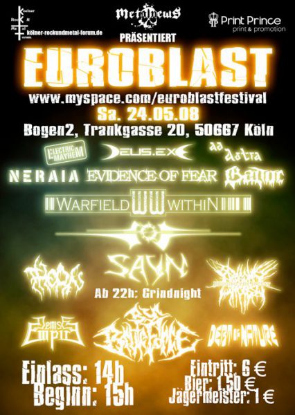 Euroblast 1, 2008